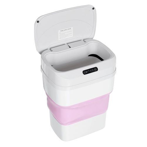 Caneca De Basura Plegable Con Sensor